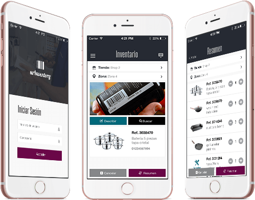 The Inventory app is the fastest and most economical way to do the stocktaking of the entire company: in shops, stores and warehouses, save time and money with this apps for companies